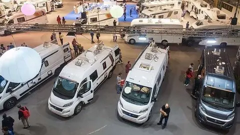 Imatge del saló de la caravana