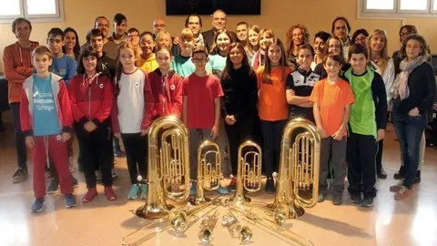 Taller musical del nou Pla Educatiu d&#39;Entorn a Tàrrega -  Ajuntament de Tàrrega