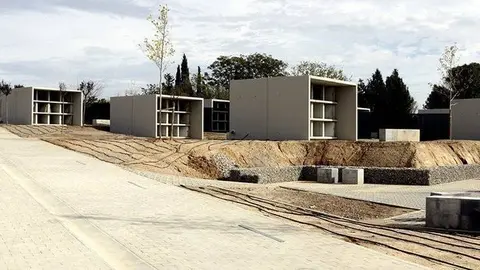 El nou cementiri d&#39;Alcarràs amb els mòduls de nínxols
