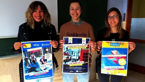 Els estudiants de La Salle presenten les imatges de les campanyes