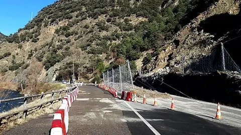 Carretera C13 entre Rialp i Llavorsí