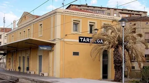 Imatge de l&#39;estació de tren de Tàrrega