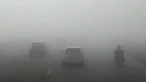 La Boira en l'AP-2  al voltant de les Borges Blanques