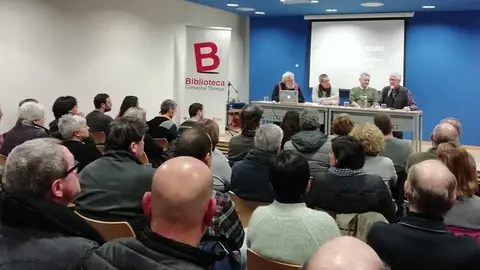 Acte inaugural de l&#39;exposició al Casal Cívic de Tàrrega