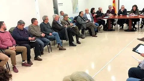 Reunió de la consellera Teresa Jordà amb els responsables dels sectors
