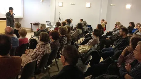 Primera xerrada  de Francesc Balcells, alcalde del Palau d&#39;Anglesola