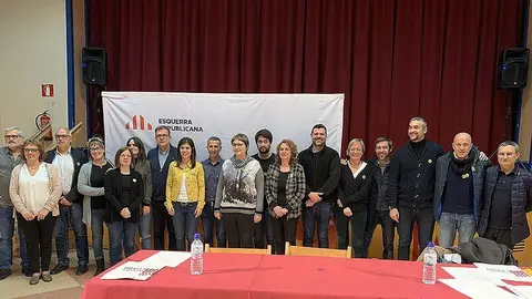 L'equip que gestionarà la nova etapa d'ERC a Lleida