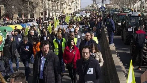 Mobilització Salvem la Pagesia a Lleida