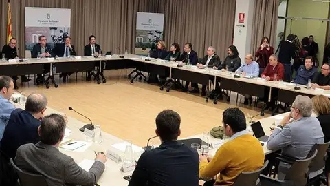 Reunió de la plataforma de la línia Lleida-Manresa