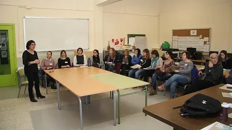 La directora Montse Serret dona la benvinguda als asistents al Congrés
