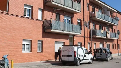 L'edifici de Juneda on ha tingut lloc l'incendi