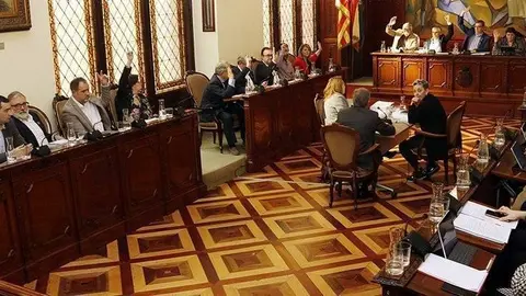 Imatge d'arxiu Ple de la Diputació de Lleida 2020