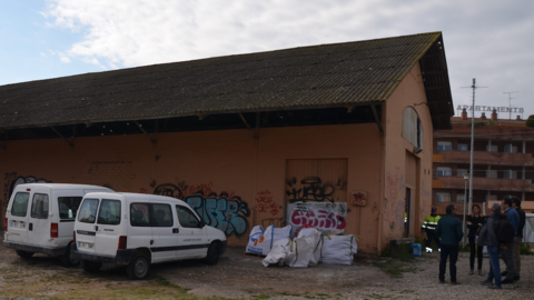 Pla general on es pot veure l'espai de trànsit per a animals abandonats de Mollerussa