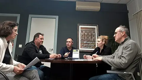 Reunió de l'equip de Govern de l'Ajuntament de Benavent de Segrià