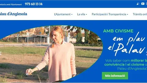 Web Ajuntament del Palau d'Anglesola