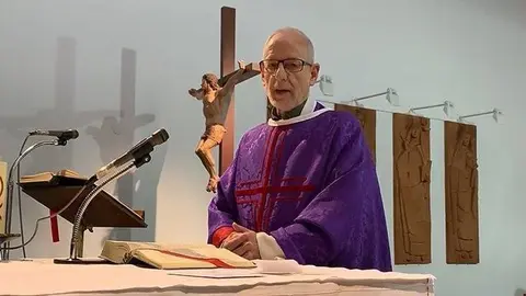Mossèn Alfons Busto rector de la Parròquia de Mollerussa
