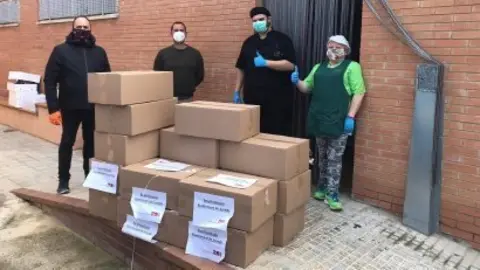 L'alcalde de Juneda Antoni Villas i membres de la corporació