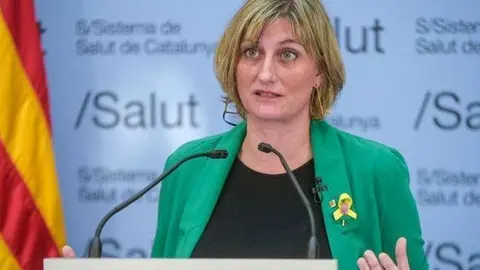 La consellera de Salut, Alba Vergés