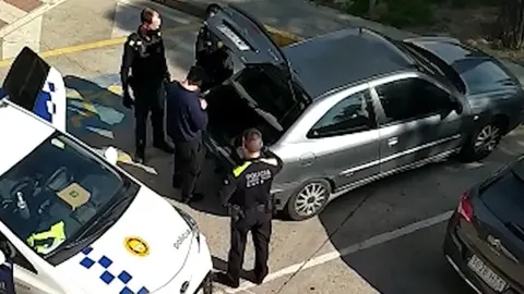 Actuació de la Policia Local de Mollerussa