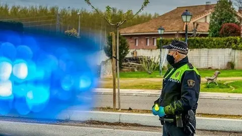 Un control de la Policia Local de Mollerussa