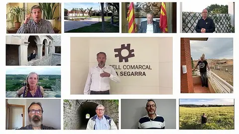 Missatge d'ànim dels representants polítics de la Segarra