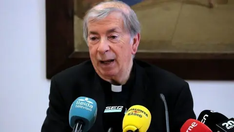 Pla mitjà del bisbe de Lleida, Salvador Giménez Valls, el 30 de maig del 2019. (Horitzontal