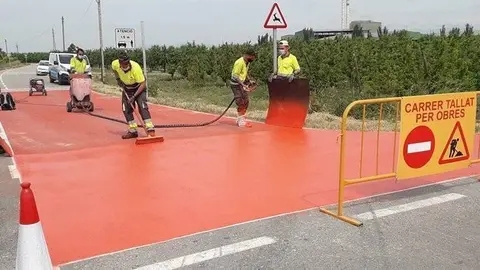 Millores en els accesos a Ivars d'Urgell i Vallverd