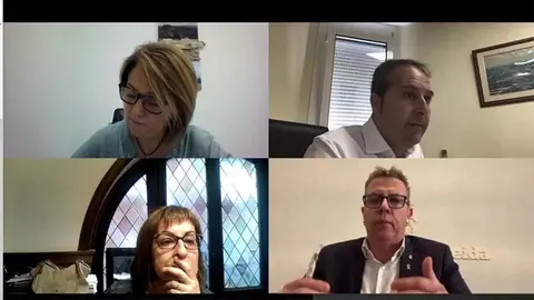 Reunió de la Diputació de Lleida amb els agents vinculats a la campanya fruitera