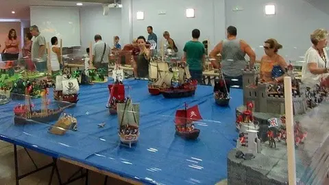 Exposició de diorames de Playmobil al Palau d'Anglesola