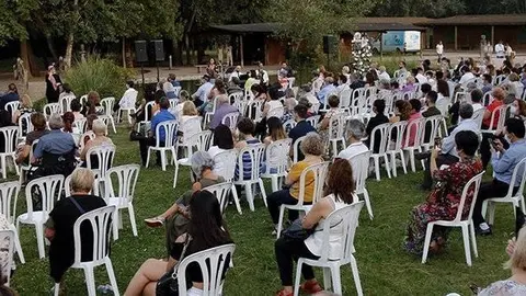 Acte d'homenatge a les persones que han mort durant la pandèmia del coronavirus a Lleida