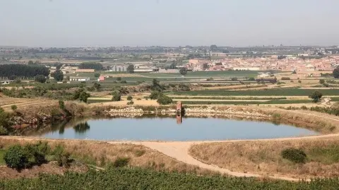 Vista del Pla d'Urgell des de La Serra
