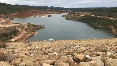 Imatge del pantà de l'Albagès