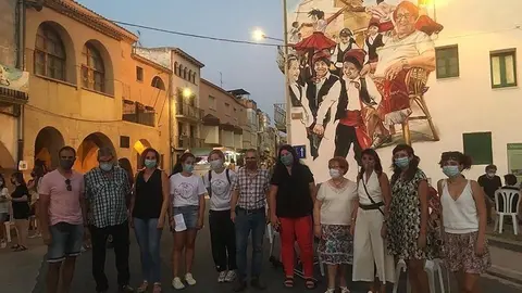 Inauguració del mural del projecte Viladona @Territoriscat