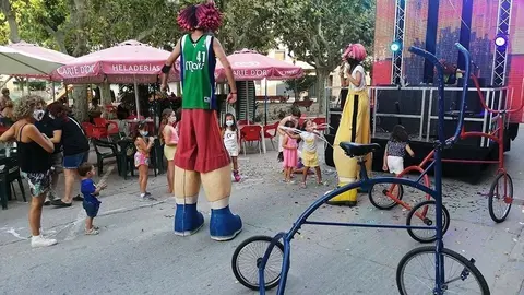 L&#39;espectacle de la MobilDisco de Fadulito a Linyola