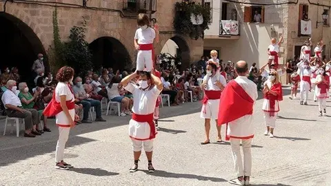 Festa Major d'Arbeca, guardant la distància de seguretat