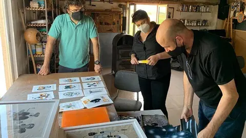 Visita a l'estudi de Xesco Mercé 1