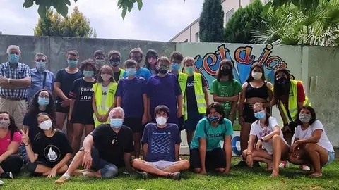 Els participants en el projecte Fet a Jova del Palau d'Anglesola