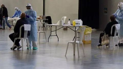 El cribratge dut a terme al pavelló de l&#39;Oli de les Borges Blanques @AnnaBerga