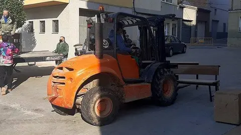 Inici restauració esglèsia del Palau d&#39;Anglesola
