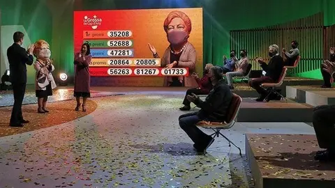 Sorteig de la Grossa, Marc Giró i Laia Ferrer @LoteriesCatalunya