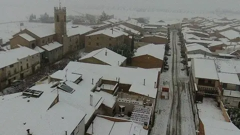 Web  El Poal nevat a vista de dron @RafelPanadés