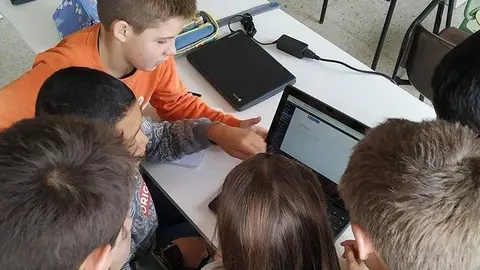 Alumnes de l'Escola Ignasi Peraire treballen en els Web @Territoriscat