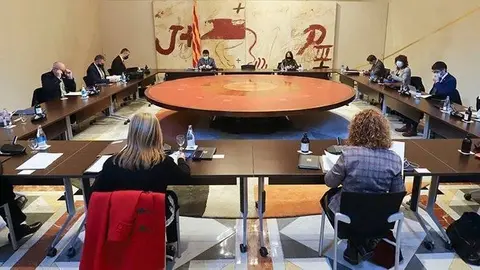 Membres del Govern en una reunió del Consell Executiu @Govern