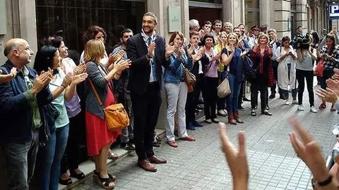 Bernat Solé en la seva compareixença a la Fiscalia @Territoriscat