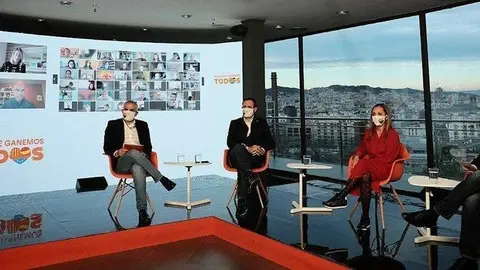 Jorge Soler, Carlos Carrizosa i l'eurodiputat José Ramón Bauzá