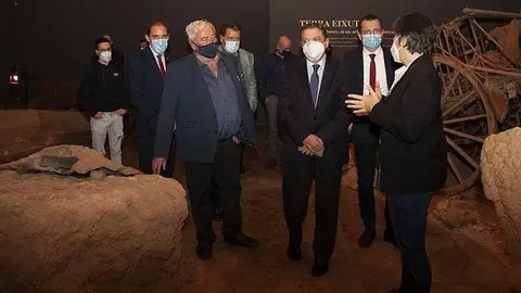 Visita minstre Lluis Plana a la Casa Canal a Mollerussa @Territoriscat