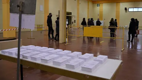 Simulacre de les mesures de seguretat al Pavelló Firal de Mollerussa @ajmollerussa