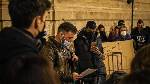 Protesta manifestació 16F Lleida Pablo Hasél - Eduard Subirats Ferré