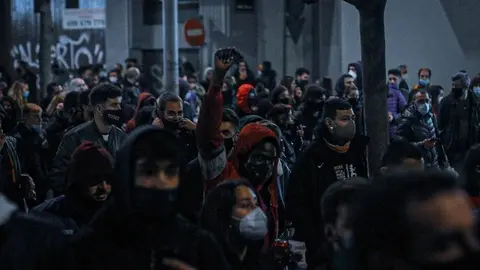 Protesta manifestació 16F Lleida Pablo Hasél - Eduard Subirats Ferré