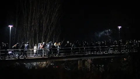 Segona nit de protestes contra l'empresonament de Pablo Hasél a Lleida - Eduard Subirats